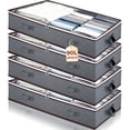 thumbnail image 1 of WEENEED 90L Under Bed Storage Bag, Foldable Closet Organizer for Blankets, Towels, Comforter, Sweaters, Linen Sheets, 1 of 6