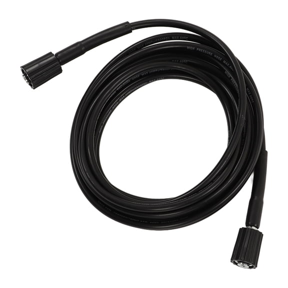 Riousery 9m High Pressure Washer Hose Car Wash Extension Pipe Explosion Proof PVC Rubber 2 End M22 Insert 15MM