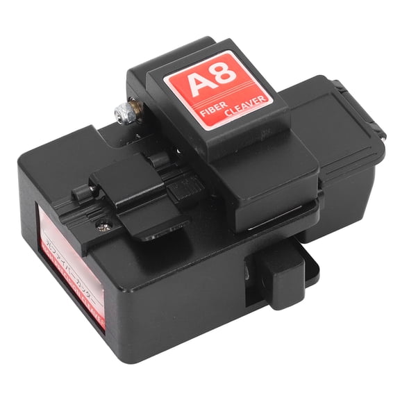 Riousery A8 High Accuracy Fiber Optic Cleaver, Universal Cold Hot Welding Automatic Incisive Fiber Cable Stripping Cutter Tool (13.00 x 11.00 x 8.00 Inches / 33.0 x 27.9 x 20.3 cm)