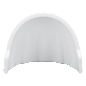 Riousery ABS Plastic Sun Rain Shade Outdoor Security Camera Cover Shield for Outdoor Camera White[cite: 1]