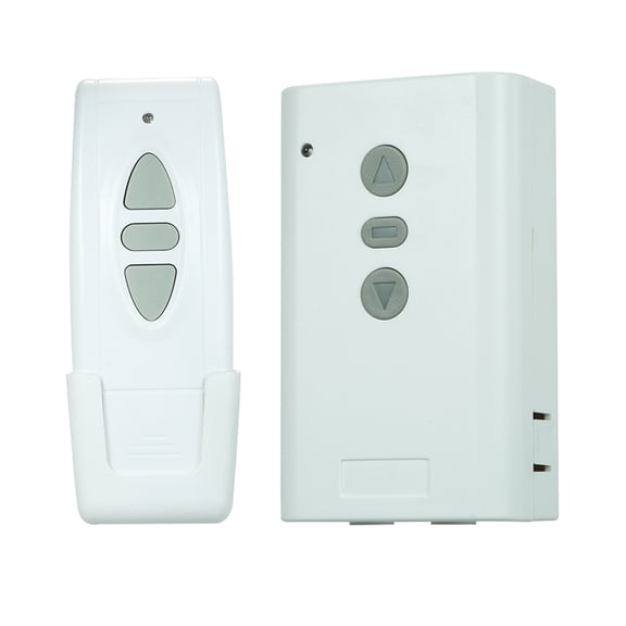 Riousery AC220V 2CH 433MHz Intelligent RF Wireless Remote Control Switch System Transmitter For Projection Screen Garage Door Electric Curtain 6.1 inches / 15.5 cm 5.29 oz