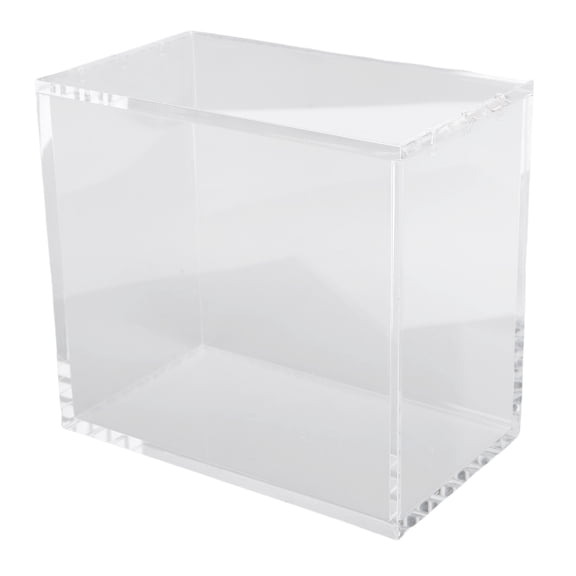 Riousery Acrylic Figure Display Case, Dust Proof Clear Box with Magnetic Door for Collectibles and Dolls, 5.4 in / 13.7 cm