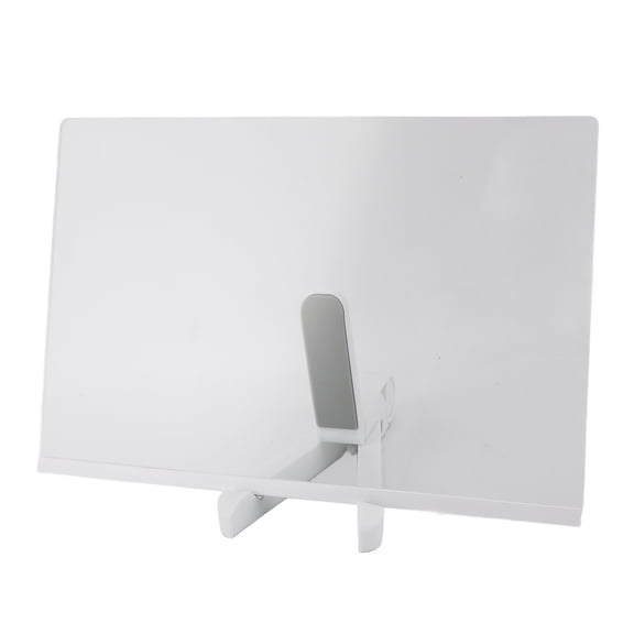 Riousery Acrylic Writing Board LED Desk Light Up Dry Erase Message Display with Stand, 7 Colored Pens & 2 Wiping Cloths, 11.81 inches / 30 cm