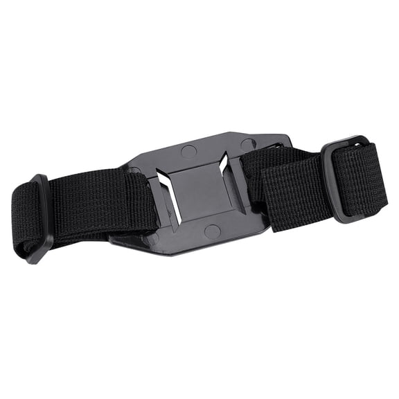 Riousery Adjustable Action Camera Helmet Mount Holder Strap, Black Nylon Belt for Cycling and Parachuting, Stable Recording Accessory, 6.1 inches / 15.5 cm Length, Lightweight 0.77 oz / 22 g