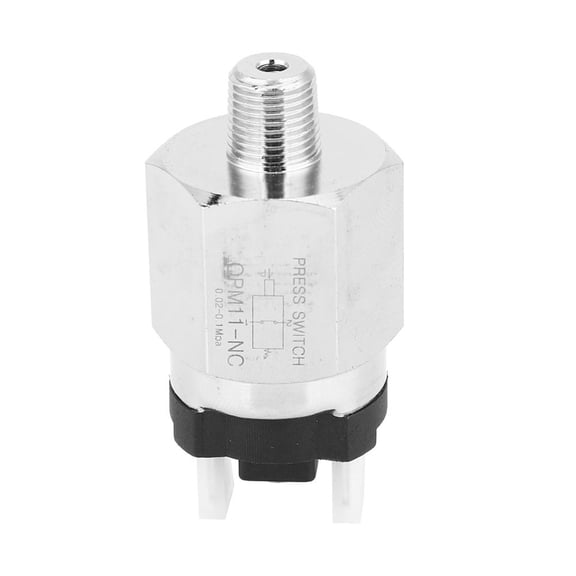 Riousery Adjustable Air Pressure Switch Normally Closed QPM11-NC Switch G1/8in Caliber AC220V 48VAC/DC 0.02 to 0.1Mpa Air Compressor Pressure Control Switch for Home Improvement