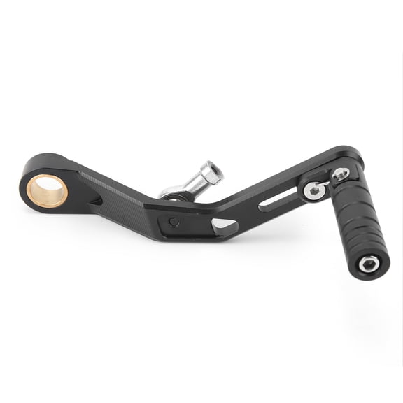 Riousery Adjustable Folding Gear Shifter Aluminum Alloy Shift Pedal Lever for BMW F800GS F700GS F650GS 2007-2019 Motorcycle Parts Replacement Black (7.5 in / 19 cm)