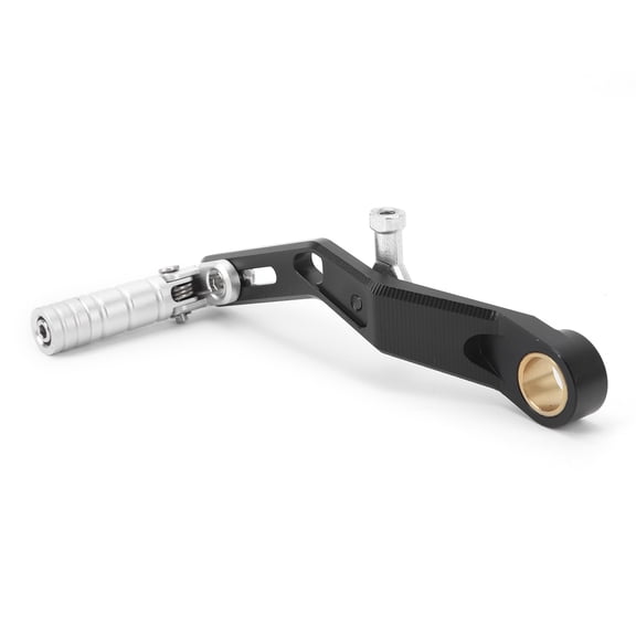 Riousery Adjustable Folding Gear Shifter Aluminum Alloy Shift Pedal Lever for BMW F800GS F700GS F650GS 2007-2019 Motorcycle Parts Replacement Silver (9.5 in / 24 cm)