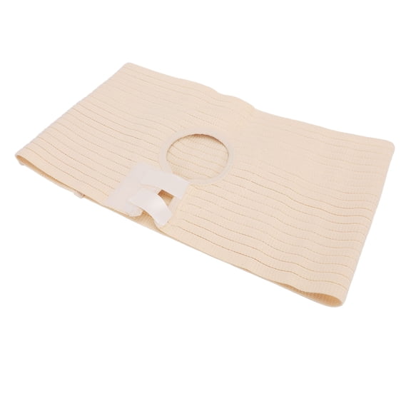 Riousery Adjustable Ostomy Hernia Belt Unisex Stoma Support with Opening L (10.2 inches / 25.9 cm)