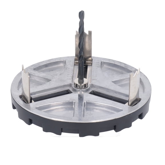 Riousery Adjustable Punching Saw Hole Driller Round Opener Tool For Wood Plastic Plumbing 6.30 inches / 16.0 cm
