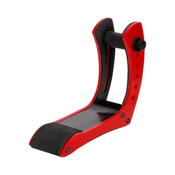 Riousery Adjustable Vertical Guitar Stand Floor Standing Acrylic Support Holder Bracket with Sponge Pads Heavy Duty Display Rack for Electric Bass Acoustic Guitars, Red