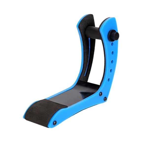 Riousery Adjustable Vertical Guitar Stand Floor Standing Acrylic Support Holder Bracket with Sponge Pads Heavy Duty Display Rack for Electric Bass Acoustic Guitars, Blue