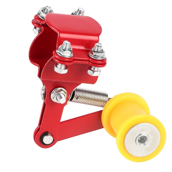 Riousery Adjuster Chain Tensioner Bolt On Roller Motorcycle Modified Accessories Universal Tool Red 1.30 inches / 3.3 cm Wheel