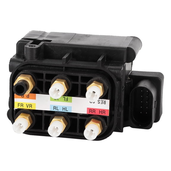 Riousery Air Suspension Valve Block OE Replacement 2123200358 for Mercedes-Benz CL GL M R S Class W164 W166 W221 W212 Durable PBT Construction