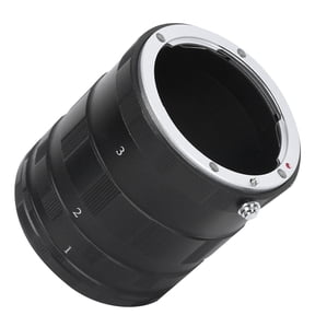 Riousery Aluminium Alloy Black SLR Camera Macro Lens Ring Close Up Shooting Extension Adapter for Nikon AI Mount Cameras