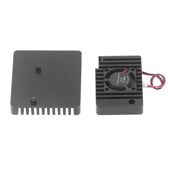Riousery Aluminum Alloy Router Cooling Shell Set Premium Heat Dissipation Enclosure Kit for Nanopi R2s Black Protective Case Cover Accessories 4.33 inches