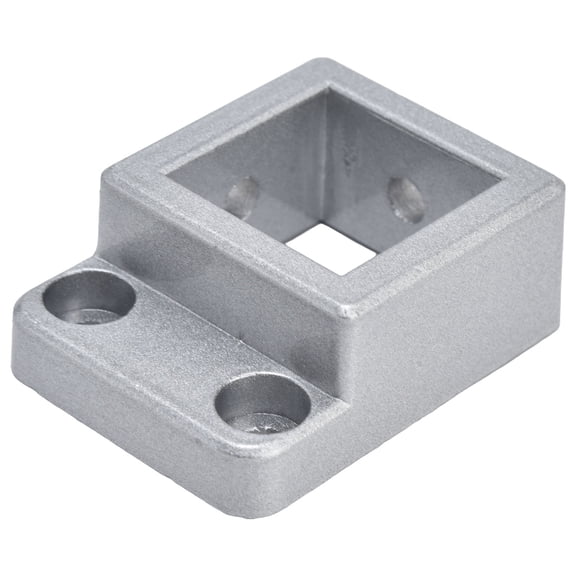 Riousery Aluminum Profiles Connector Fixed Base Connection Block 1 Way Square Corner Accessory 2.36 inches / 6 cm