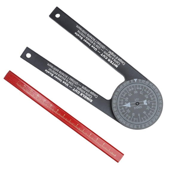 Riousery Angle Finder 360 Degrees Miter Saw Protractor Measuring Tool 7.87 inches / 20 cm