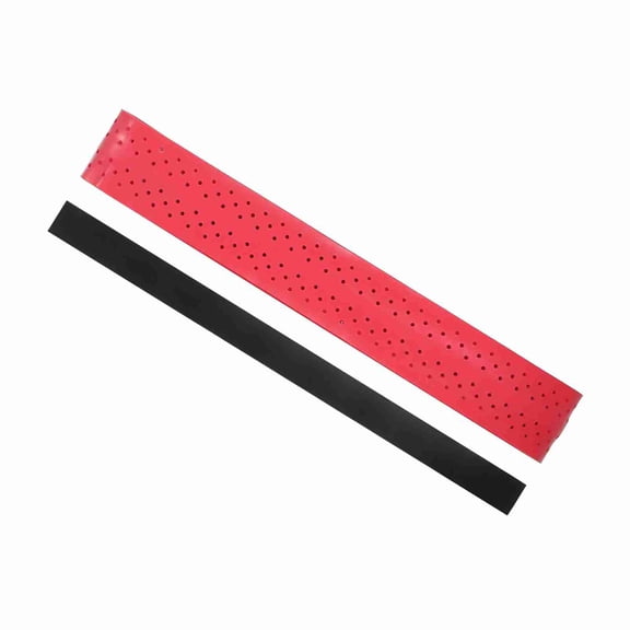 Riousery Anti-Slip Tennis and Badminton Racket Overgrip Tape, Super Absorbent EVA Sticky Hand Grip, Red Color, 1 Pack - Premium Performance and Comfort Feel