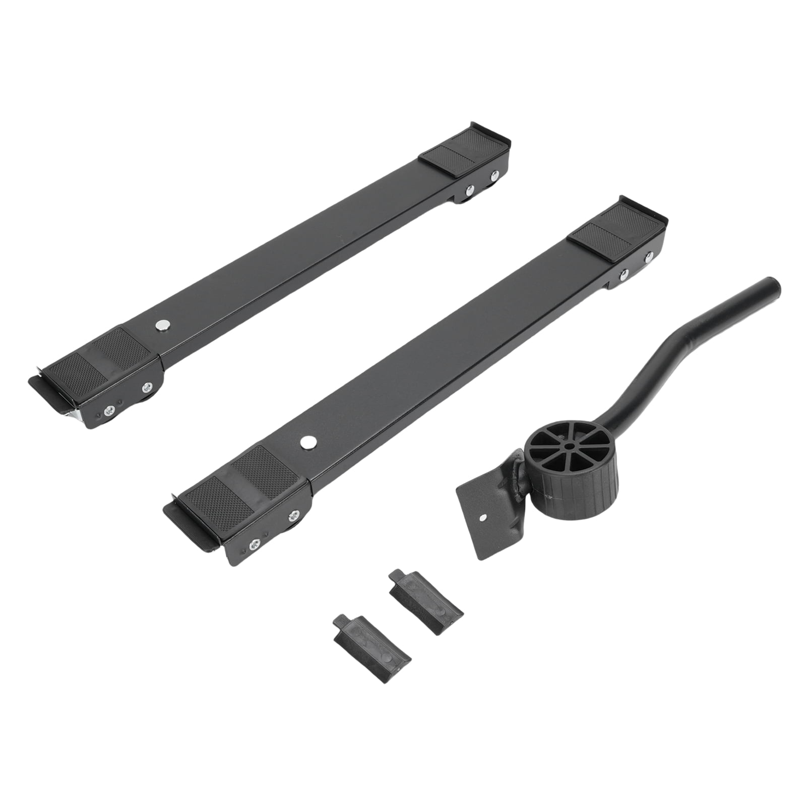 Riousery Appliance Rollers Adjustable 17.7 to 27.5 Inch 660lbs Capacity Low Noise Mobile Washer Dryer Moving Base Black