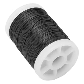 Riousery Archery Bowstring Serving Thread Material for Tying Peep Sight Nock Maintenance Accessory, 110m / 360.89 ft Roll High Durability Bow String Protection, Black