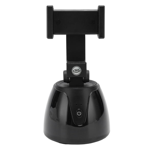 Riousery Auto Tracking Phone Holder Smart 360 Degree Face Tracking Phone Holder Motion Sensing Phone Stand for Vlogging Live Streaming Video Recording, Built-in Battery, 7.48 inches / 19 cm, Black.