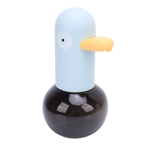 Riousery Automatic Foaming Soap Dispenser Touchless Sensor Cute Cartoon Duck Rechargeable 1800mAh Battery Hand Soap Pump for Bathroom Kitchen Blue 7.5 inches / 19 cm