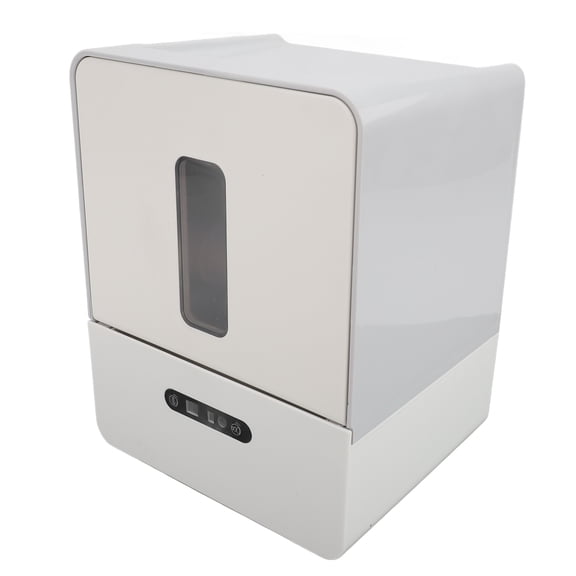 Riousery Automatic Paper Towel Dispenser Touchless for Kitchen Bathroom Toilet Wall Mount Roll Paper Towel Holder with Night Light 1200mAh Battery Grey