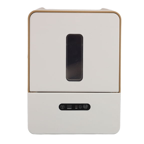 Riousery Automatic Paper Towel Dispenser Touchless Wall Mount Smart Electric Roll Paper Towel Holder with Night Light for Bathroom Hotel Kitchen, Coffee Color, 8.66 in / 22 cm