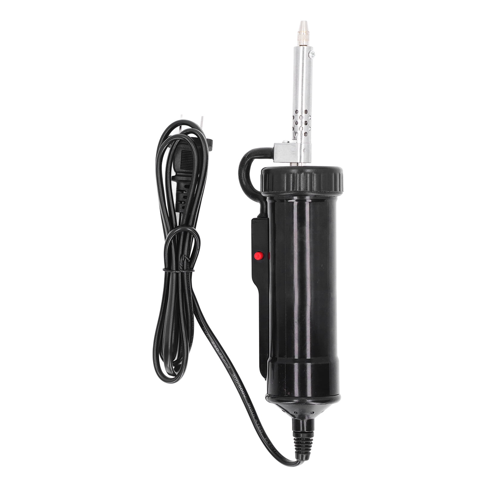 Riousery Automatic Solder Sucker 30W 110V Portable Electric Desoldering Gun Pump Electronic Soldering Iron Pen Repair and Rework Station Tool Kit with 3 Nozzles for Circuit Board Maintenance