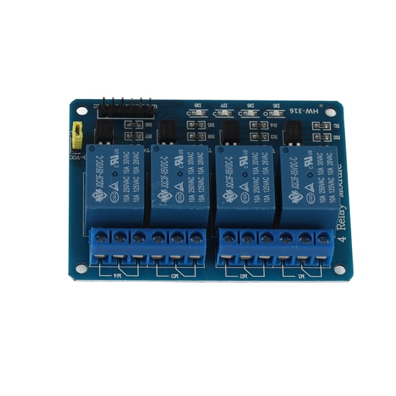 Riousery Automatic Watering Kit 4 Channel Relay Garden Plants Irrigation Device Set (7.48 in / 19 cm)