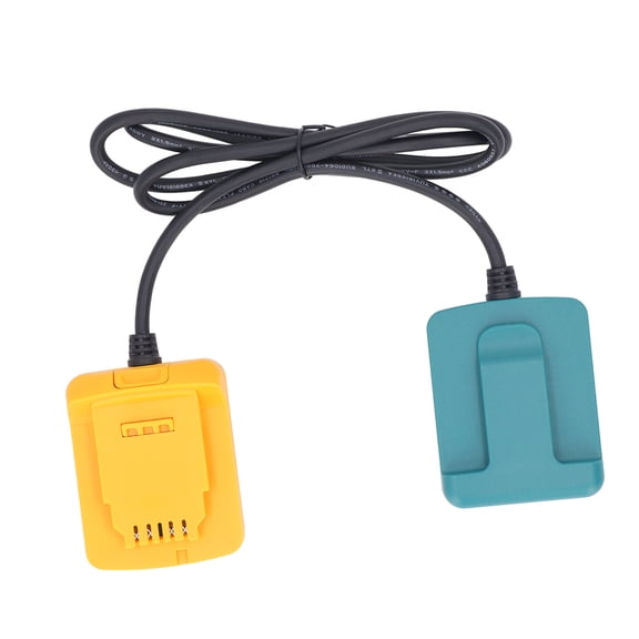 Riousery BL1830 18V Lithium Battery Adapter Extension Cord Tool with Hook for DCB201 Interface Power Tools, 63 inches / 1.6m Cable[cite: 1]