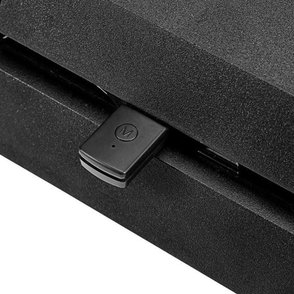 Riousery BT Receiver Wireless Headset Headphone Adapter with Mic, BT 4.0 Dongle USB Adapter for PS4 Console, Compact Black Audio Transmitter, 1.26 inches / 3.2 cm