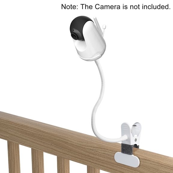 Riousery Baby Monitor Clip Mount Compatible with VAVA Baby Monitor 720P, Mount for Toddler with Flexible Twist Mounting Kit, Safe Baby Monitor Camera Holder