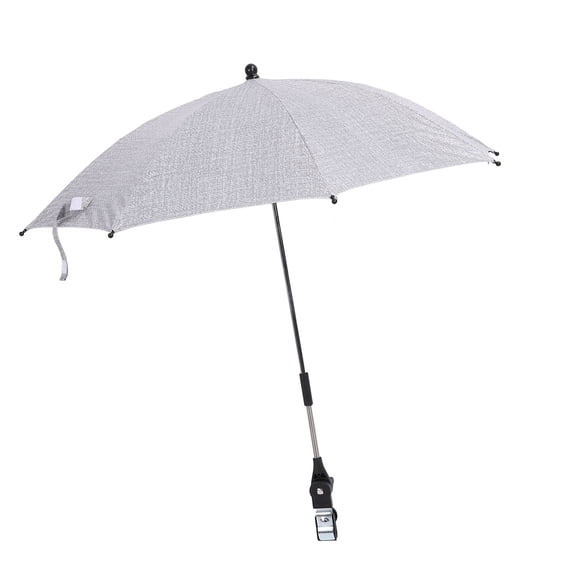 Riousery Baby Stroller Parasol Clip On Sun Shade Umbrella with Adjustable Clamp Outdoor 85cm Denim Gray