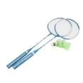 thumbnail image 1 of Riousery Badminton Racket Set 2 Player Super Light Alloy Frame with 3 Shuttlecocks and Carrying Case, Jewelry Blue, 6 Pieces, 1 of 9