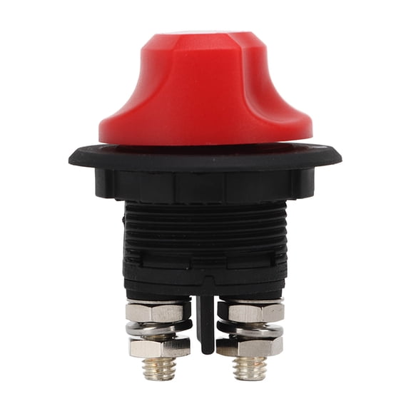 Riousery Battery Isolator Selector Switch Maximum DC 32V 150A Power Disconnect Switch For Cars Trucks RVs - Heavy Duty Battery Cut Off Switch - 2.76 inches / 7 cm Length Nylon Copper Universal Fit