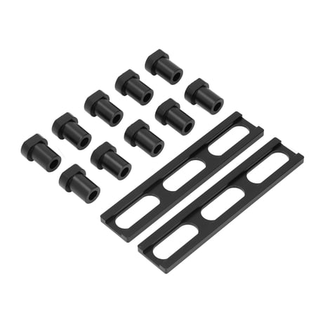 Riousery Bench Dog Set Aluminium Alloy High Strength Woodworking Planing Stop Board for Milling Cutting Grinding 20mm / 0.79in[cite: 1]