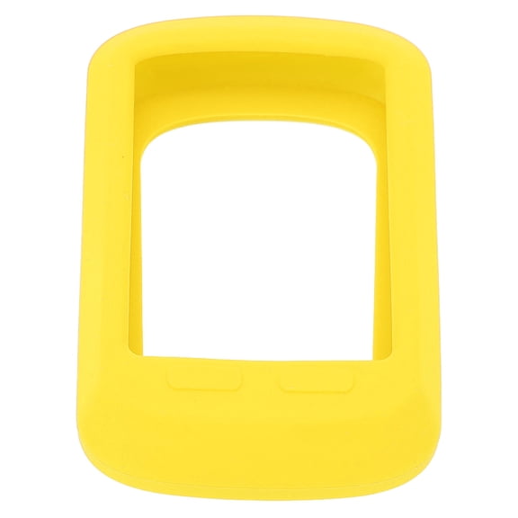 Riousery Bicycle Computer Silicone Protective Case Cover with HD Screen Film for Bryton 420 GPS Cycling Odometer, Scratch-Resistant Dirt-Proof Shell, Yellow (3.15 inches / 8 cm)