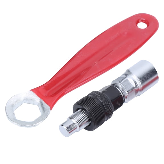 Riousery Bike Crank Carbon Steel Extractor Puller Splined Cranksets Removal Repair Tool Set (7.09 inches / 18 cm)