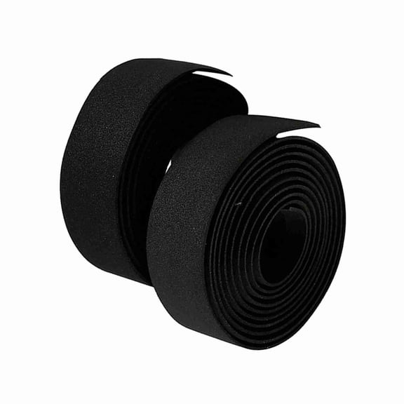 Riousery Black 2pcs Cycling Road Bike Bicycle Handlebar Grip Wrap Tape 2 Bar Plugs (1.18 in / 3 cm Wide, 74.8 in / 190 cm Long)[cite: 1]