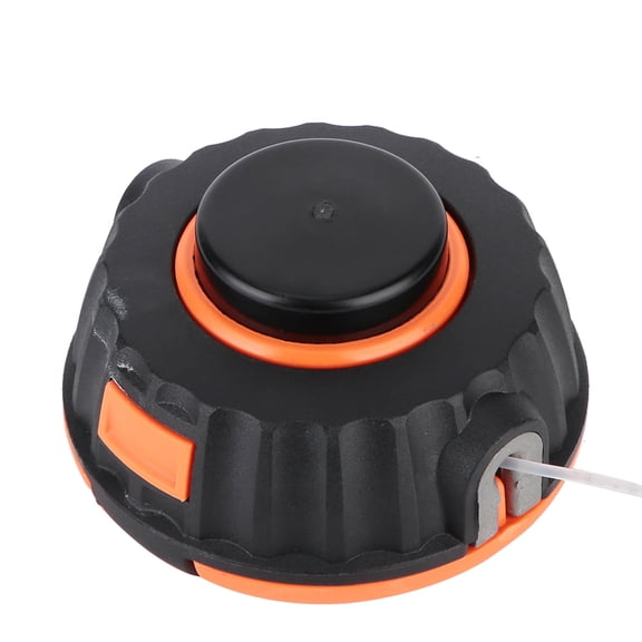 Riousery Black String Trimmer Head Replacement Parts Heavy Duty Garden Brush Cutter Accessory Universal Fit for Lawn Mower Patio Power Equipment 4.1 Inches Diameter