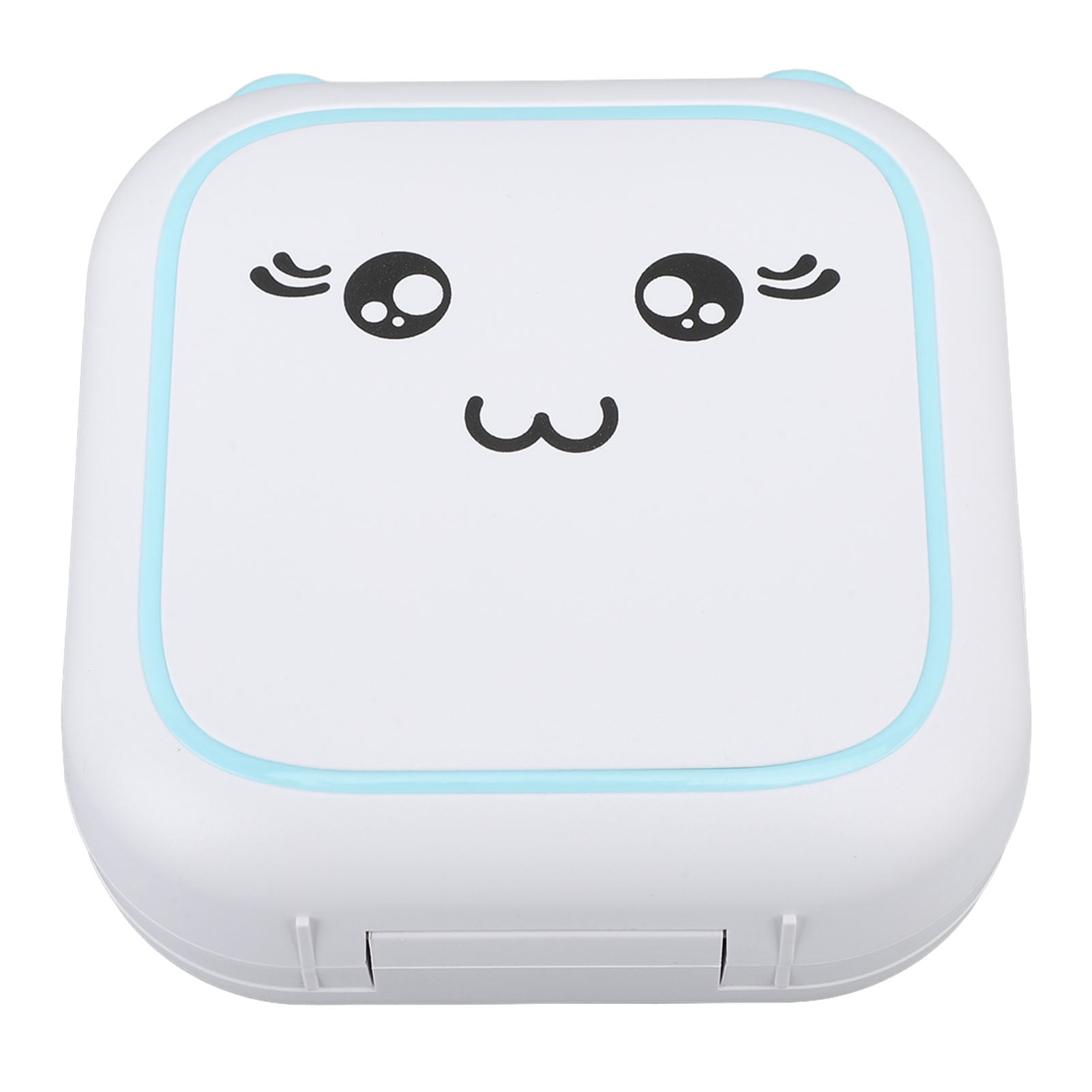 Riousery Bluetooth Mini Pocket Printer Portable Thermal Inkless Printer with Printing Paper Rolls for Notes Journal Memo Photo Study Blue 3.3x3.7x1.7 inches / 85x93x42 mm