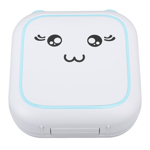 Riousery Bluetooth Mini Pocket Printer Portable Thermal Inkless Printer with Printing Paper Rolls for Notes Journal Memo Photo Study Blue 3.3x3.7x1.7 inches / 85x93x42 mm