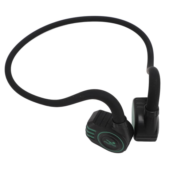 Riousery Bone Conduction Headphones IPX8 Water Resistant Bluetooth 5.4 Earphones 12Hr Playtime Wireless with Mic 20m Diving (65.6 ft) 32GB Built-in Storage Open Ear Sports Headset