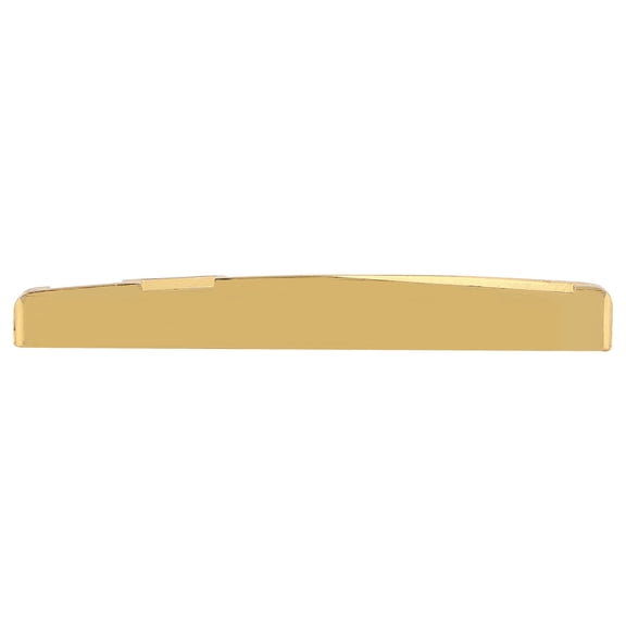 Riousery Brass Guitar Saddle Replacement Part Accessory for 6 String Acoustic Guitars, Small and Portable, 2.83 inches / 72 mm