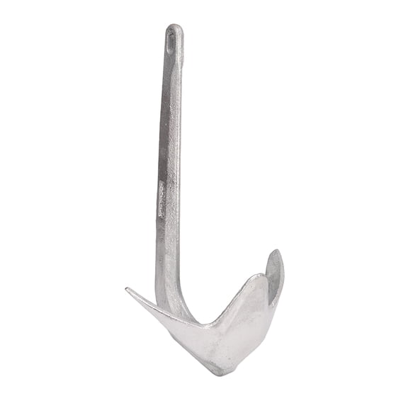 Riousery Bruce Style Boat Claw Anchor 5.5 lbs / 2.5 kg Carbon Steel Plow Shaped Quick Setting Anchor for Marine Yacht Kayak Bottoms 25ft to 40ft