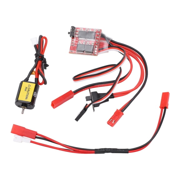Riousery Brushed RC Motor 030 88T High Torque RC Motor with 30A ESC for 1/24 RC Crawler Car Axial SCX24 Upgrade Parts High Performance Electric Motor System Accessories