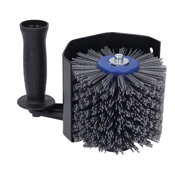 Riousery Burnishing Polishing Machine Attachment M10 Angle Grinder Drawing Wheel Multifunctional Part Power Tool Accessories for Home Improvement (10.24 inches / 26 cm)
