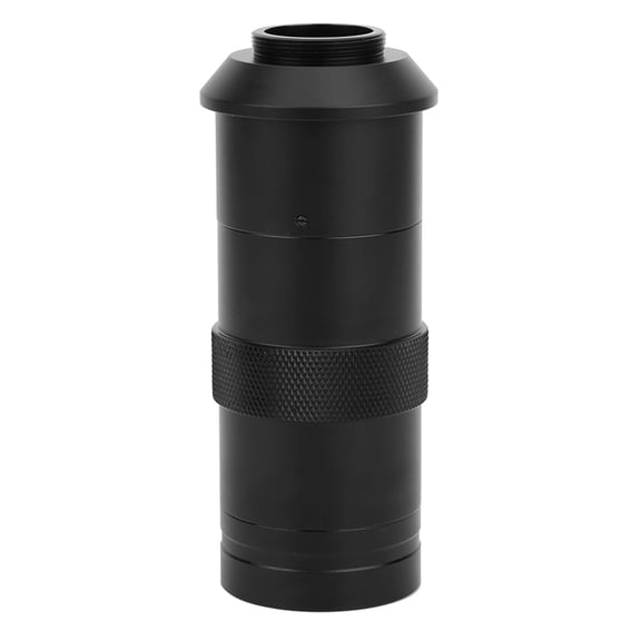 Riousery CCD Industrial Microscope Camera 8X-100X C Mount Lens 25mm Zoom Adjustable Magnification Magnifying Glass Objective Eyepiece Equipment For Electronics Optics Inspection And Lab Work