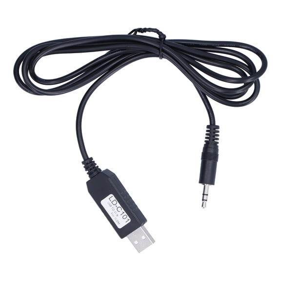 Riousery CIV Cable USB for ICOM Series Shortwave Radio Signal Data Synchronization Wire Component, 39 inches / 100 cm Data Sync Cord, Black